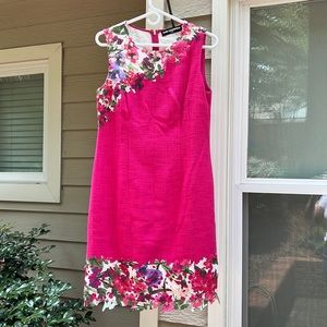 Karl Lagerfeld Paris tweeds pink dress